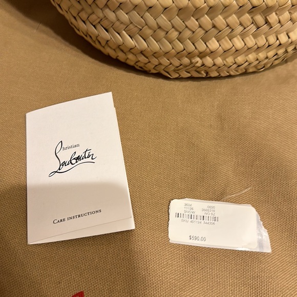 CHRISTIAN LOUBOUTIN straw beach bag - Picture 5 of 7